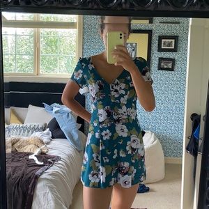 Floral romper!
